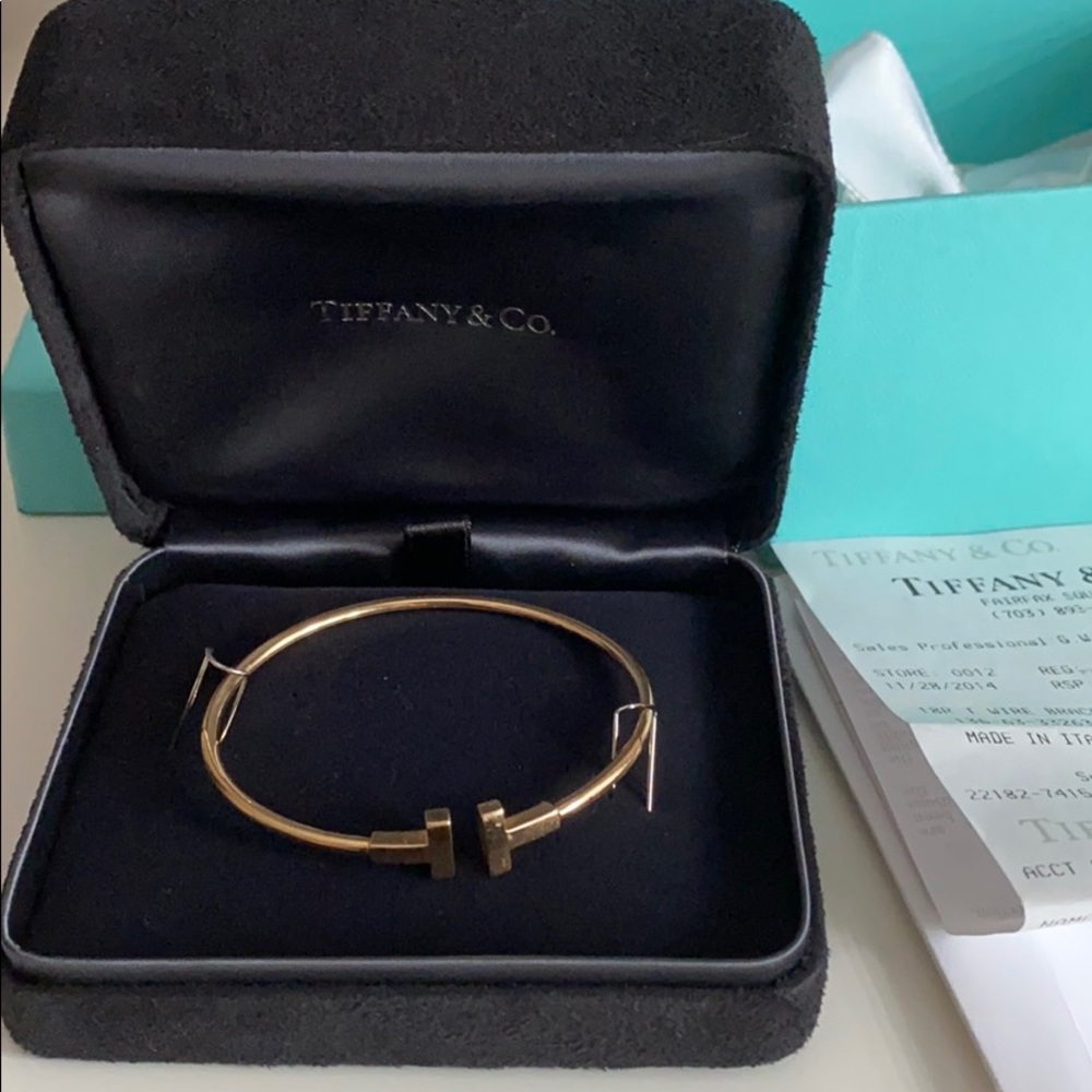 【Availible】Tiffany T Wire Medium Bracelet original owner